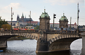 Tramway Bridge over the Vltava River